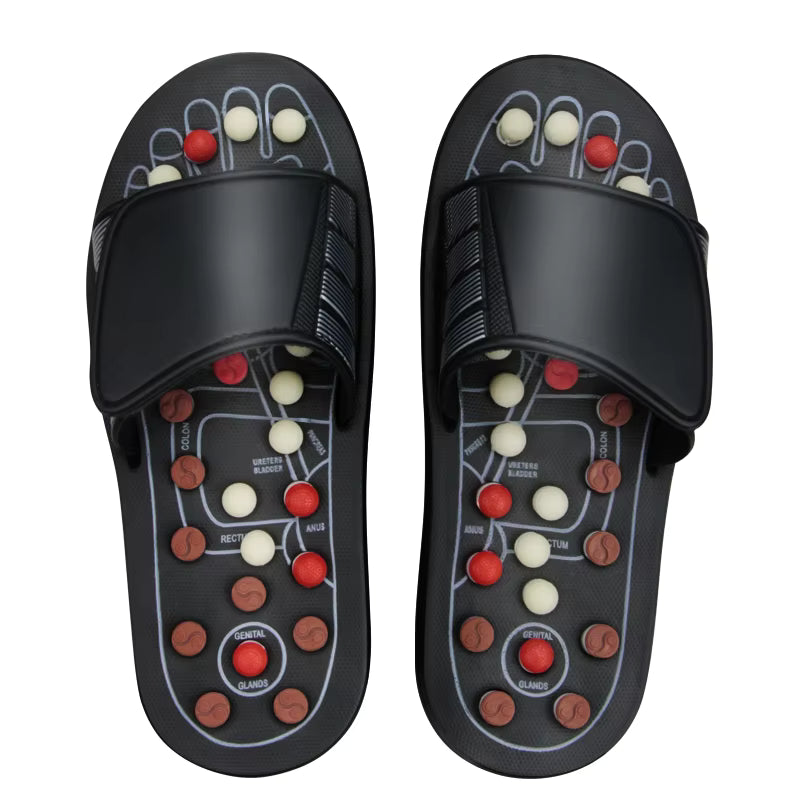ReflexStep™ Massager Sandals for Plantar Fasciitis Relief and Reflexology Therapy.